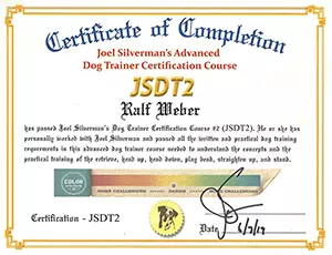 Advanced Dog Trainer Certification