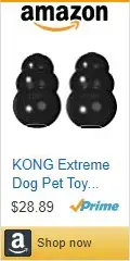 Dog enrichment toys: Kong Extreme Large