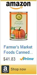 Organic Canned Pumpkin